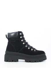 06194 Arezzo Suede Boots Black