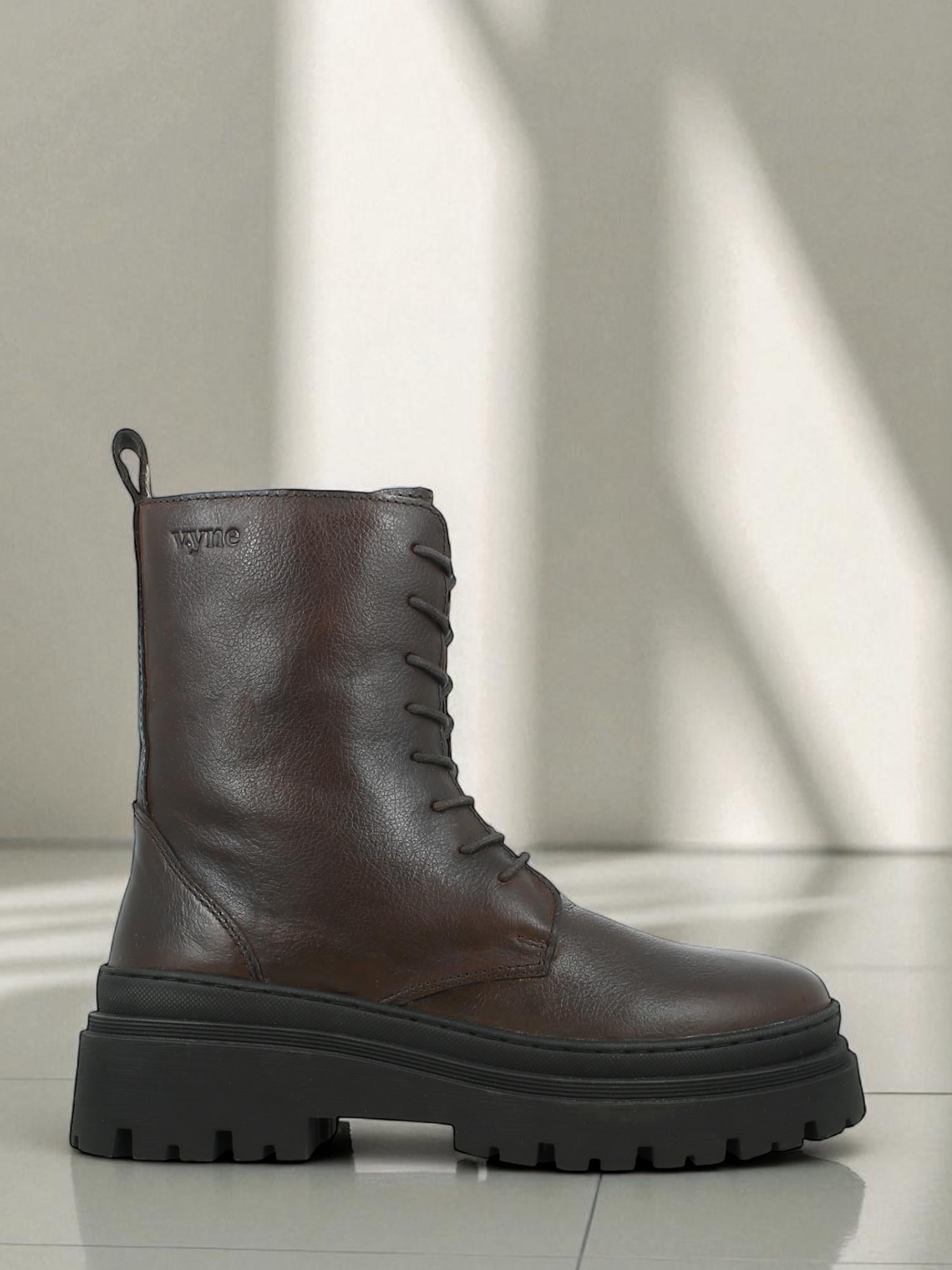 06230 Matera Leather Boots Brown