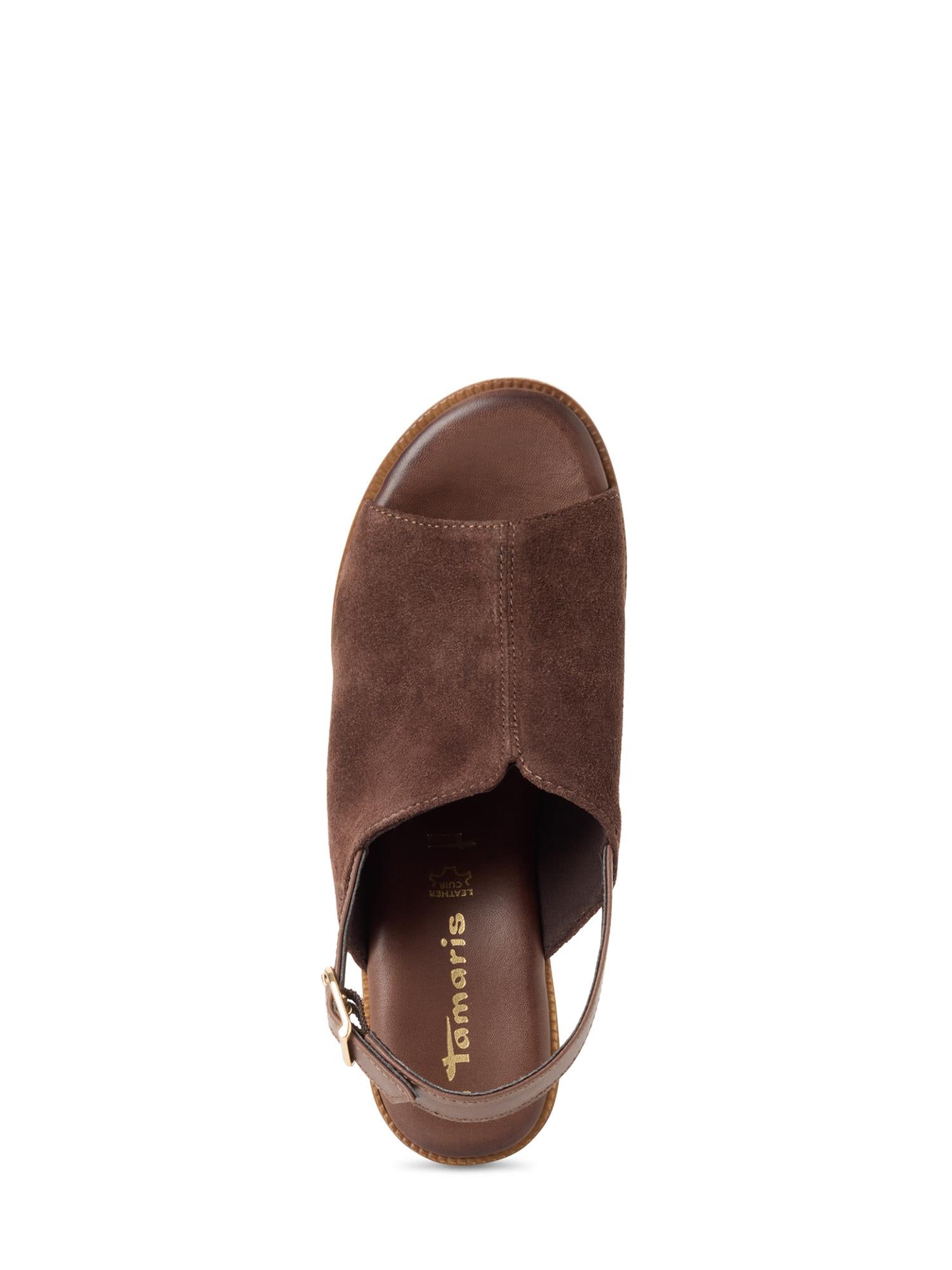 06937 Mocha Grace Block Sandal Skinn