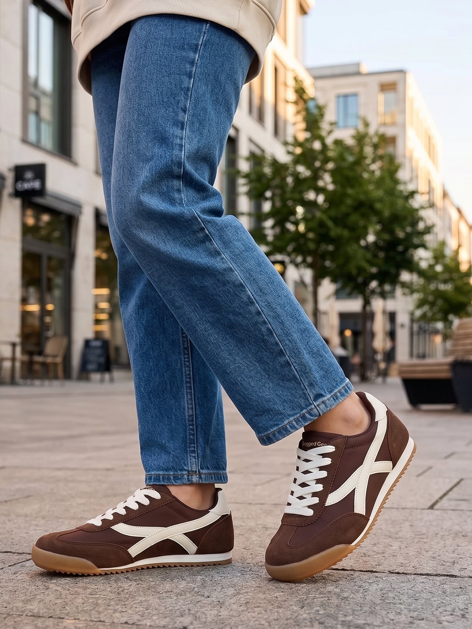 06220 Retro Sneaker Brown