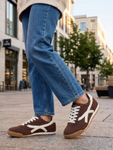 06220 Retro Sneaker Brown