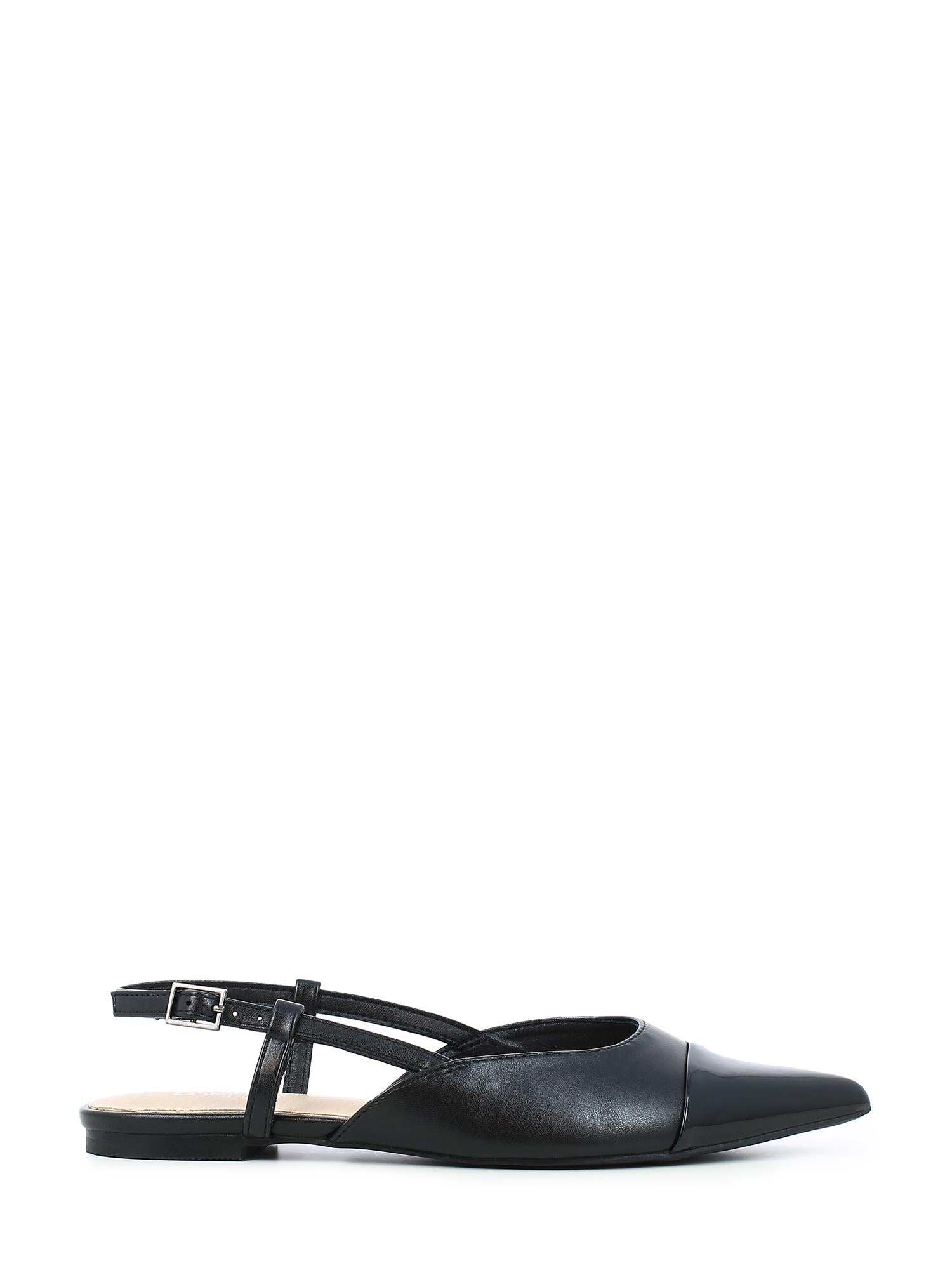 02370 Fano Slingback Ballerina Black