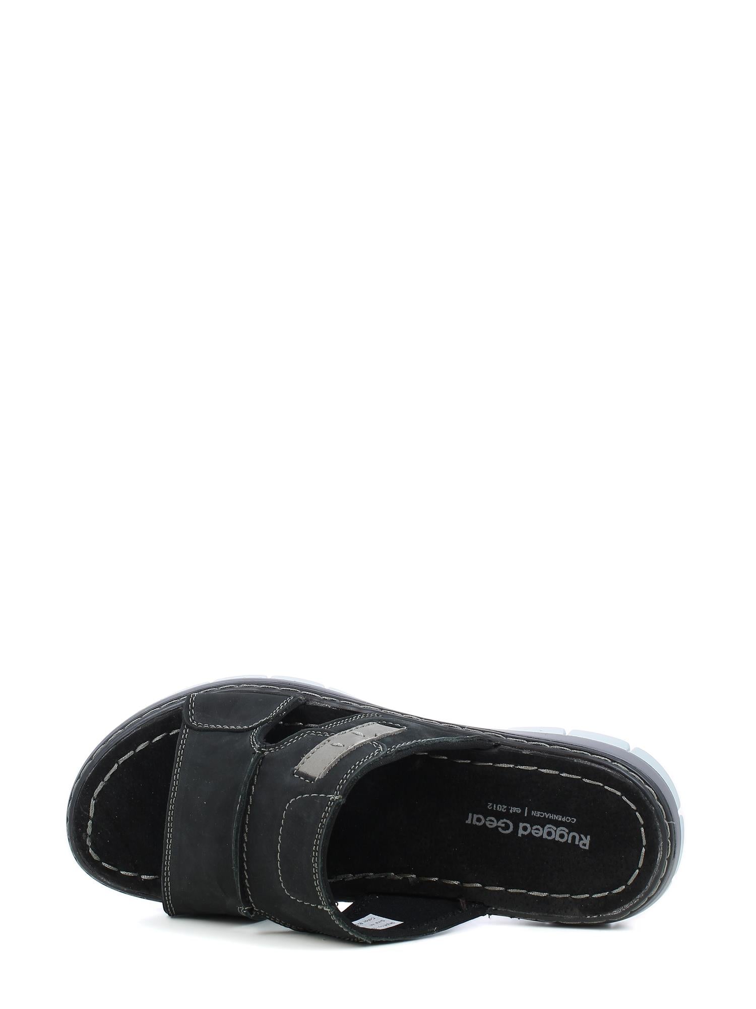 09087 Comfy Simple Black Sandal