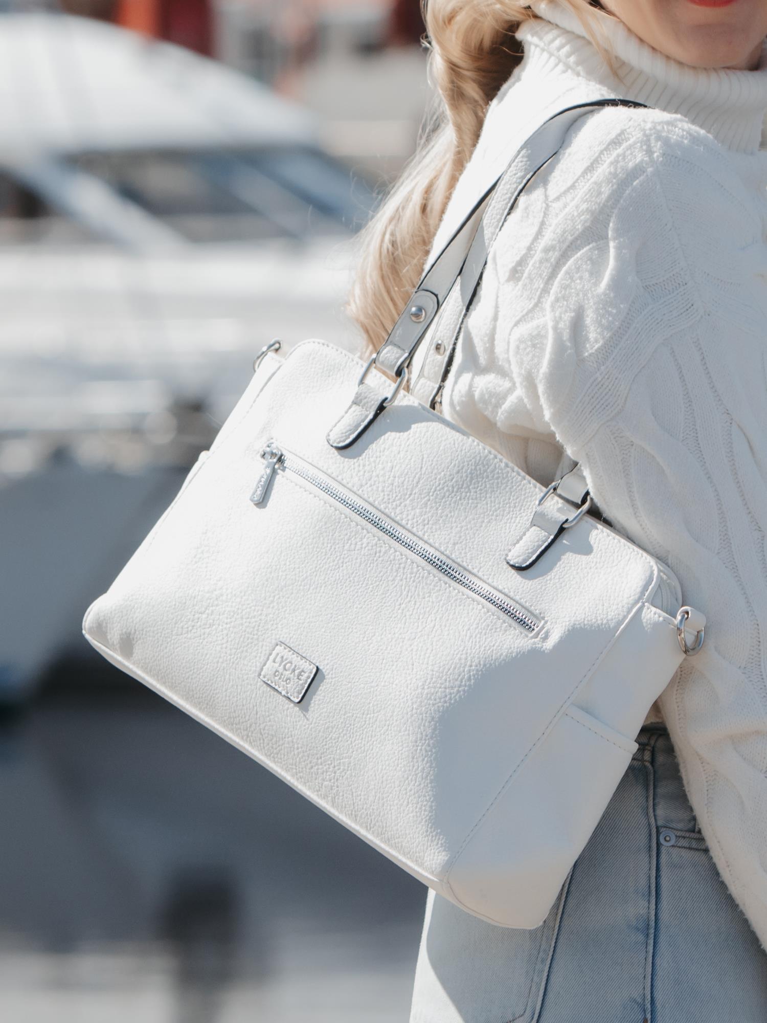 09689 Tote bag Nora Lycke White