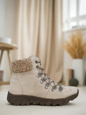 03975 Beige Winter Boots