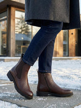 06557 Marbelle Skinnstøvlett Mocca