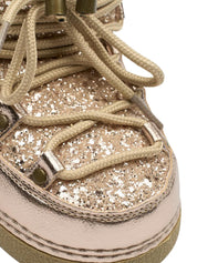 04162 Snow Boot Glitter Champagne