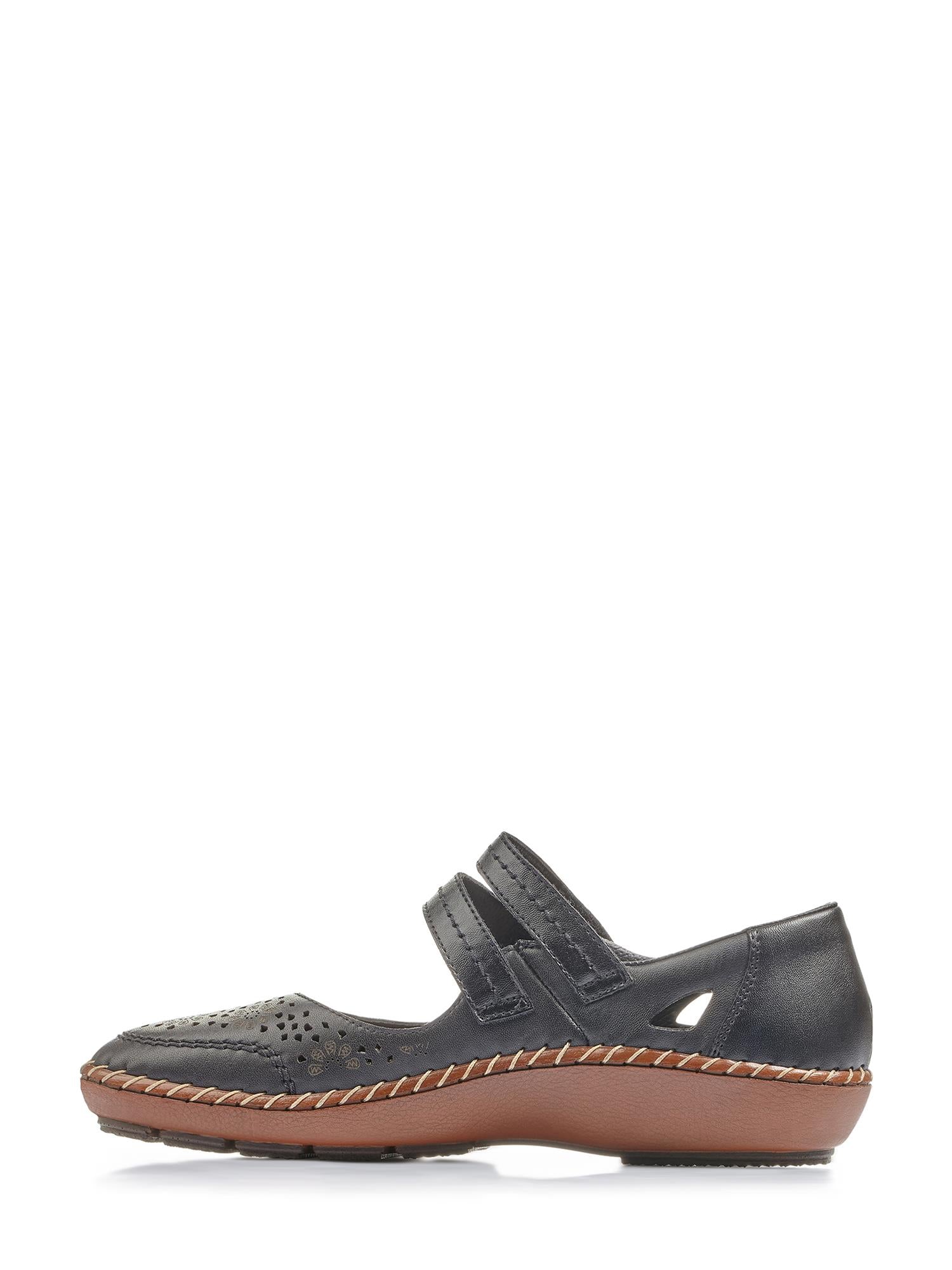 08054 Leather Shoe Black