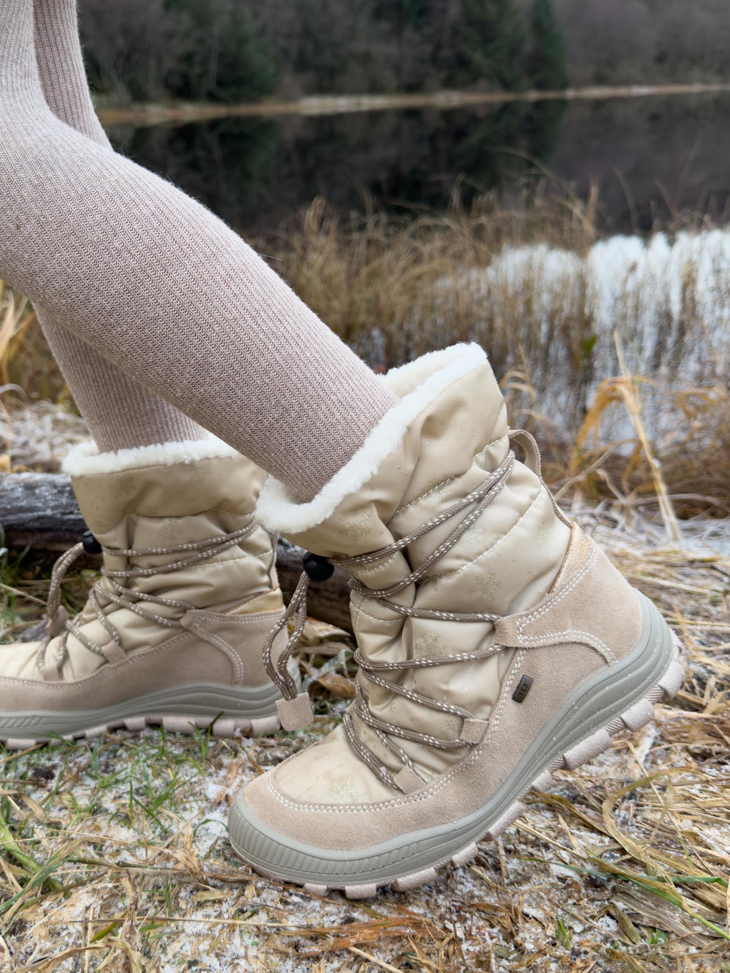 04080 Mira Snow Boot Kids Beige
