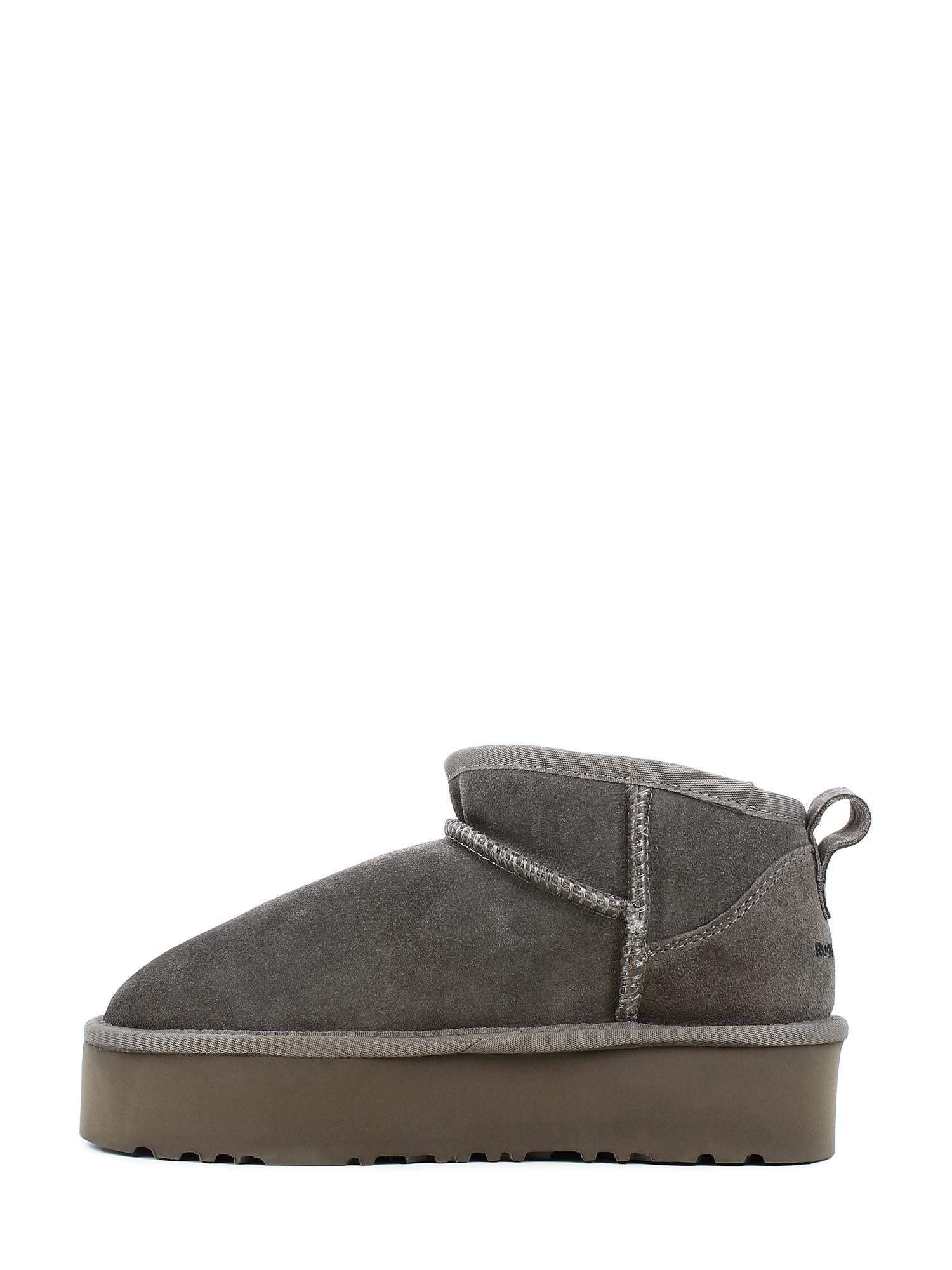 05290 Platform wool suede water resistant stone