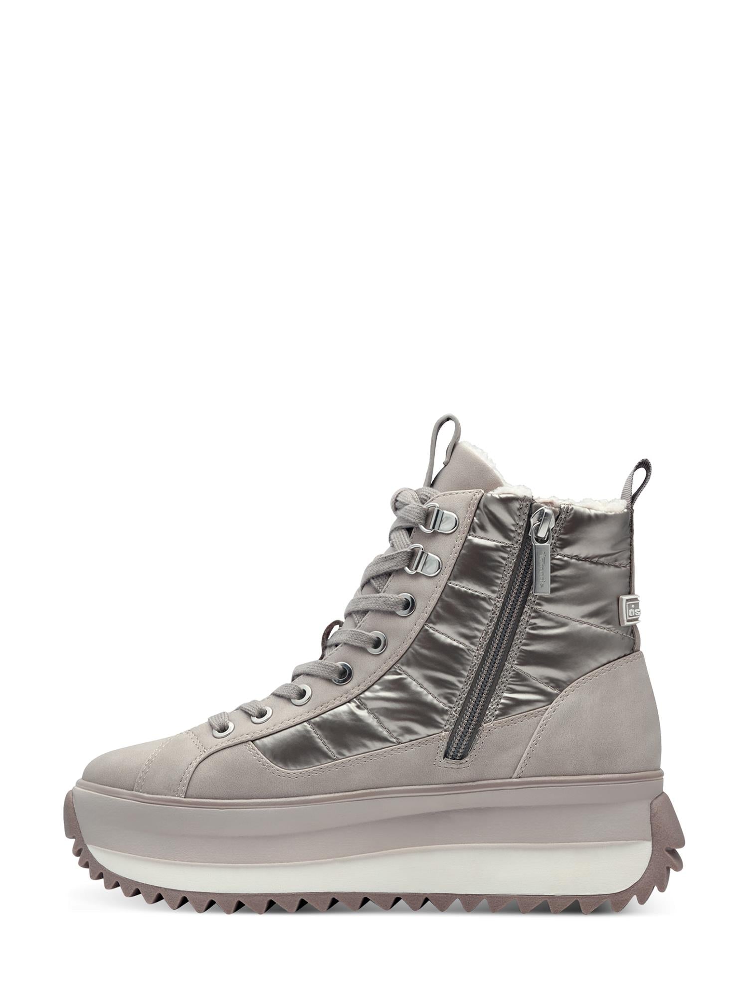 05676 Platform Zip Boot - varmfôret