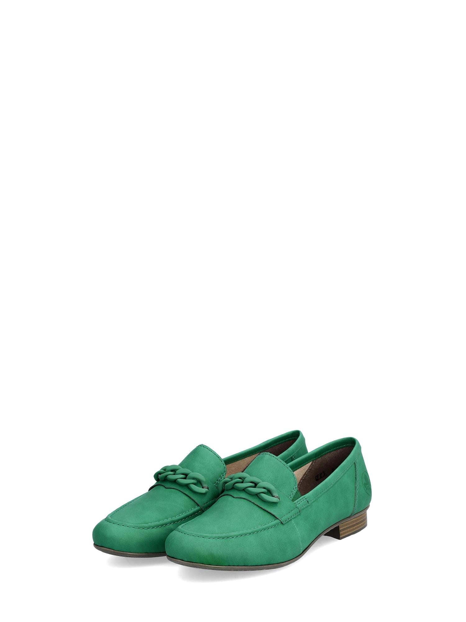 07543 Green Chain Loafer