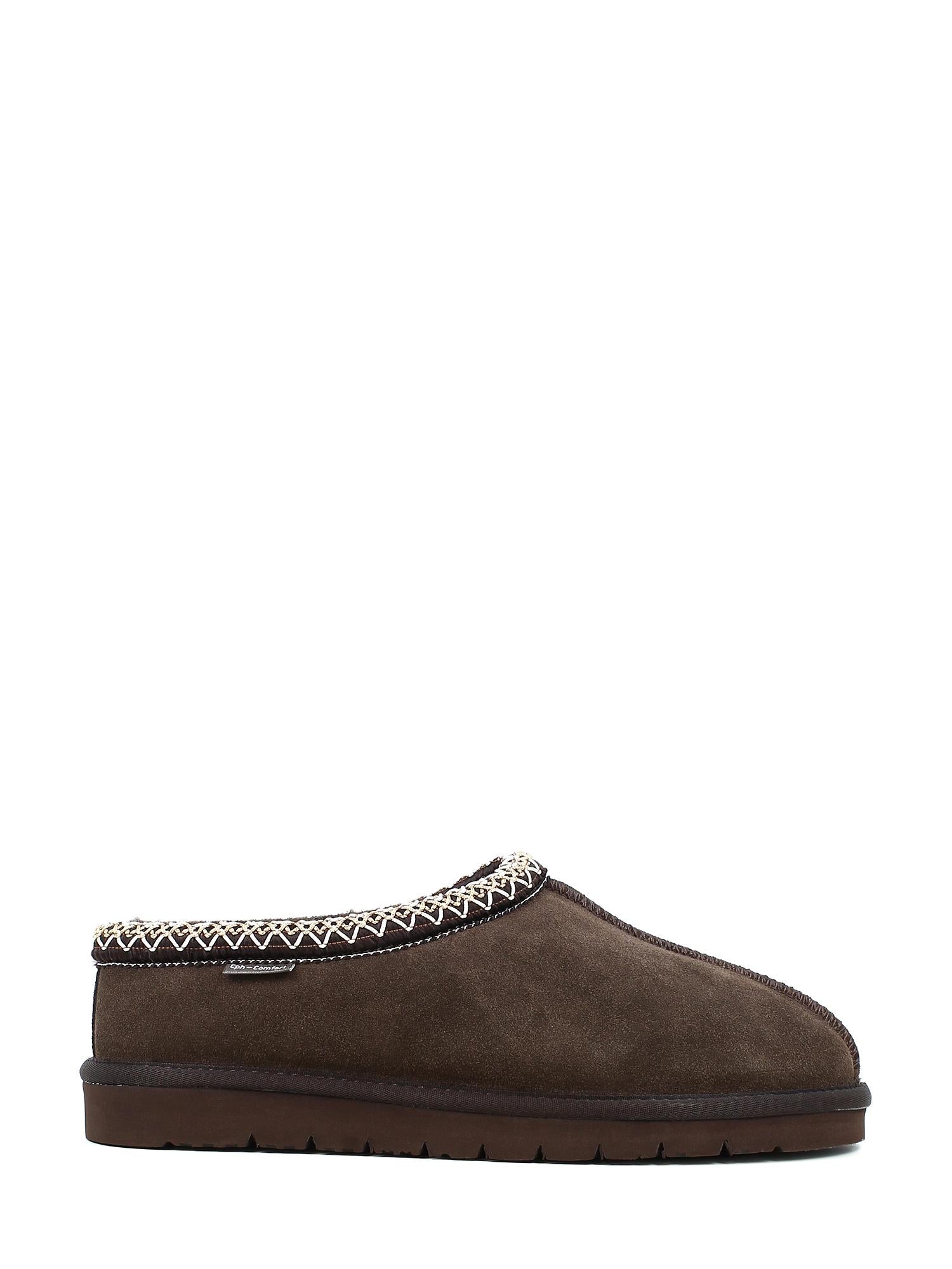 05440 Cow Skin Slippers with wool men