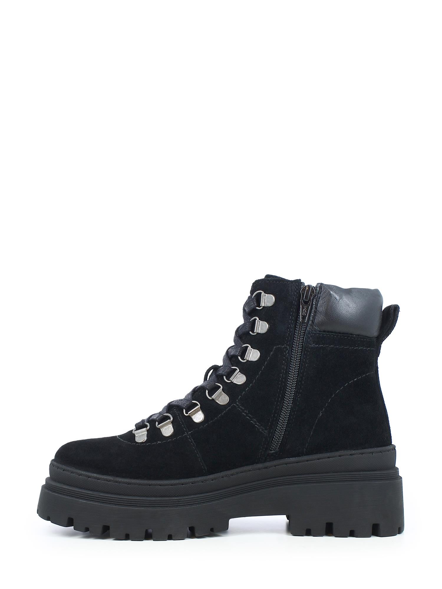 06194 Arezzo Suede Boots Black