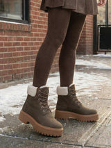 06722 Warm-Lined Waterproof Platform Boot
