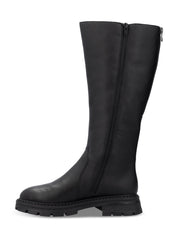 04944 Wide leather boots ullfôret
