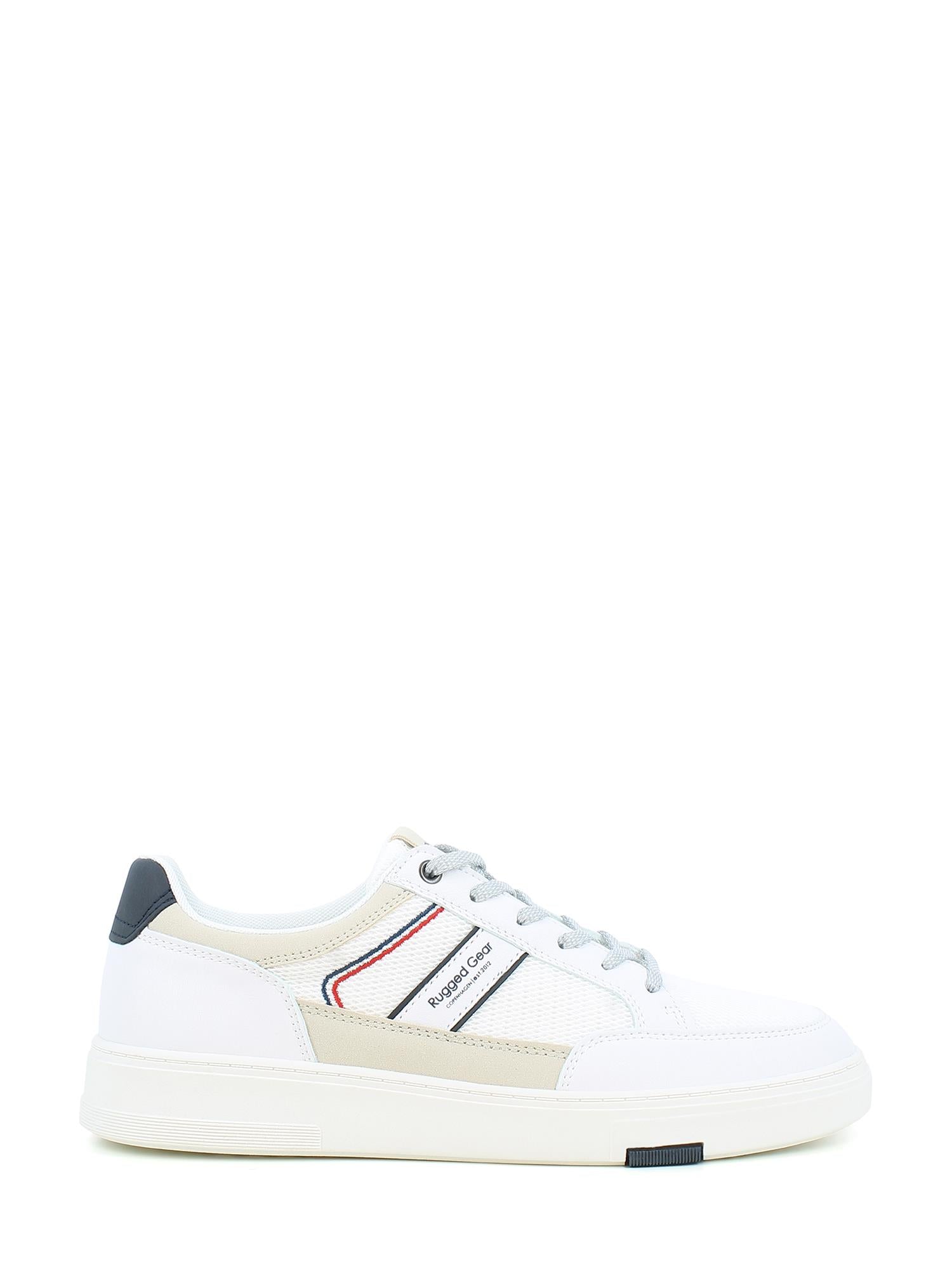 08537 White Retro Tennis