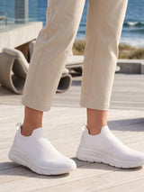 09067 New knit sock White