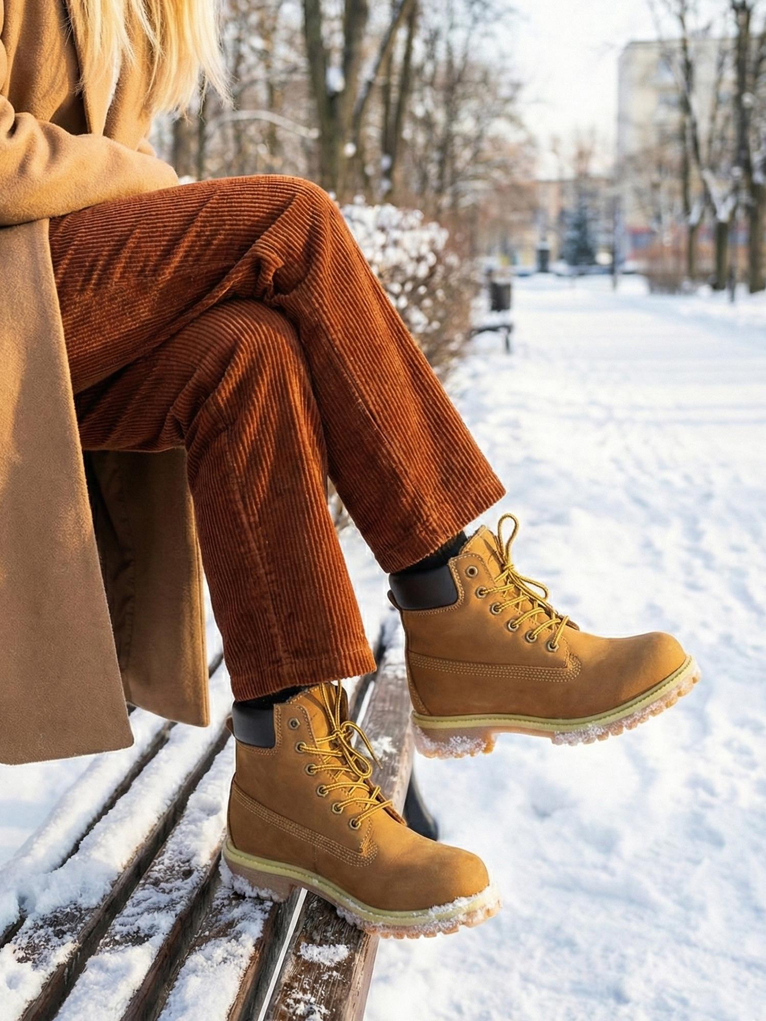 06337 Winter Leather Wool Boot