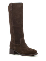 01528 Marene Suede Boot Dark Brown