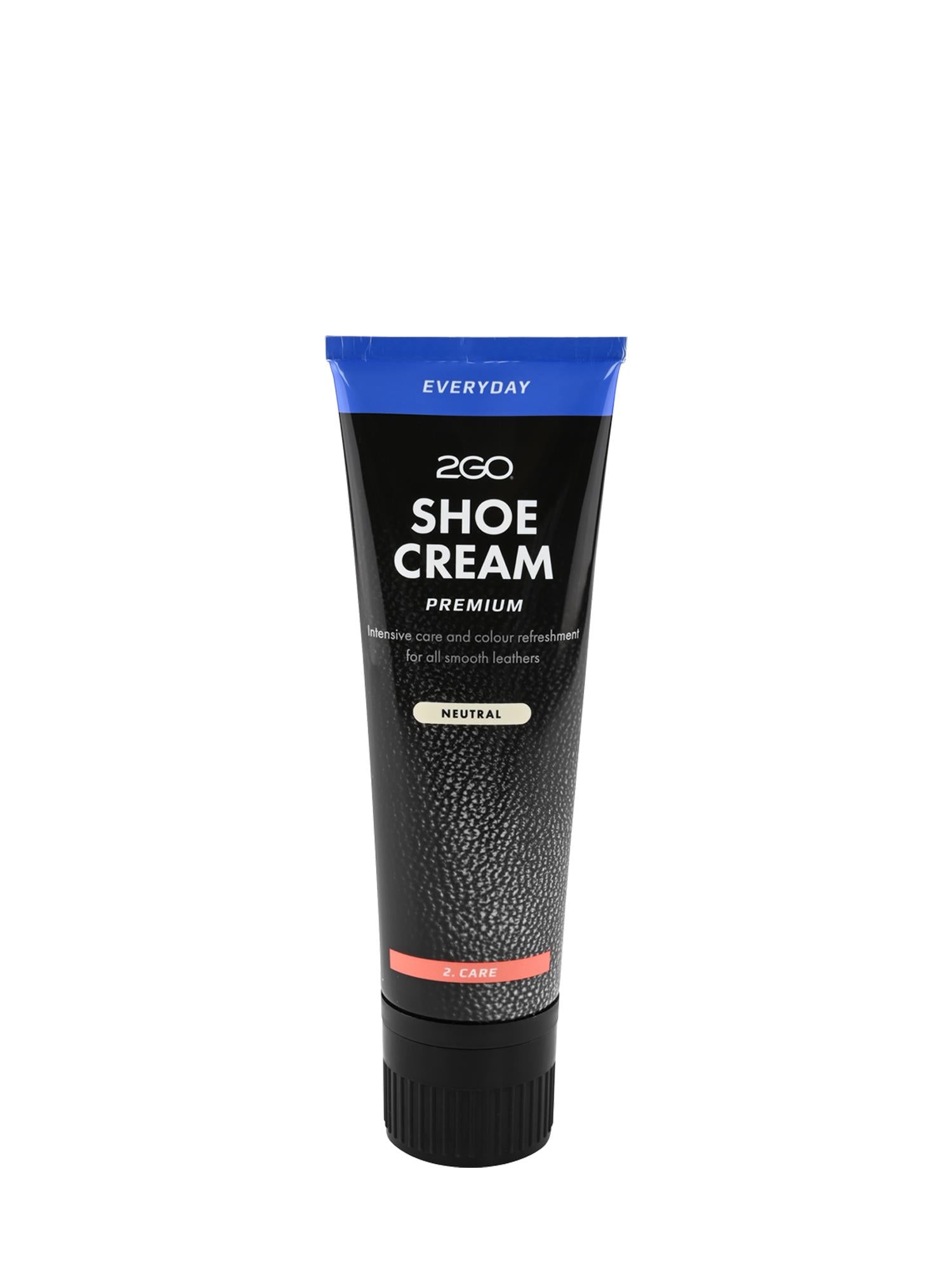 01953 2GO Shoe Cream Tube black 80 ml