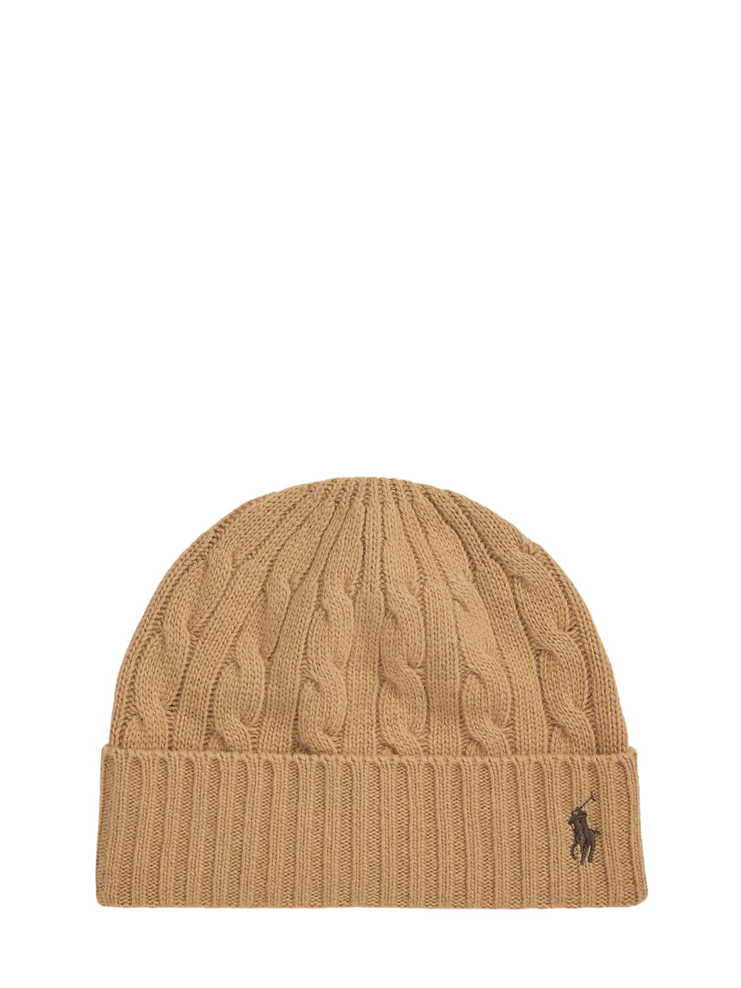 05999 Ralph Lauren Camel Wool Beanie