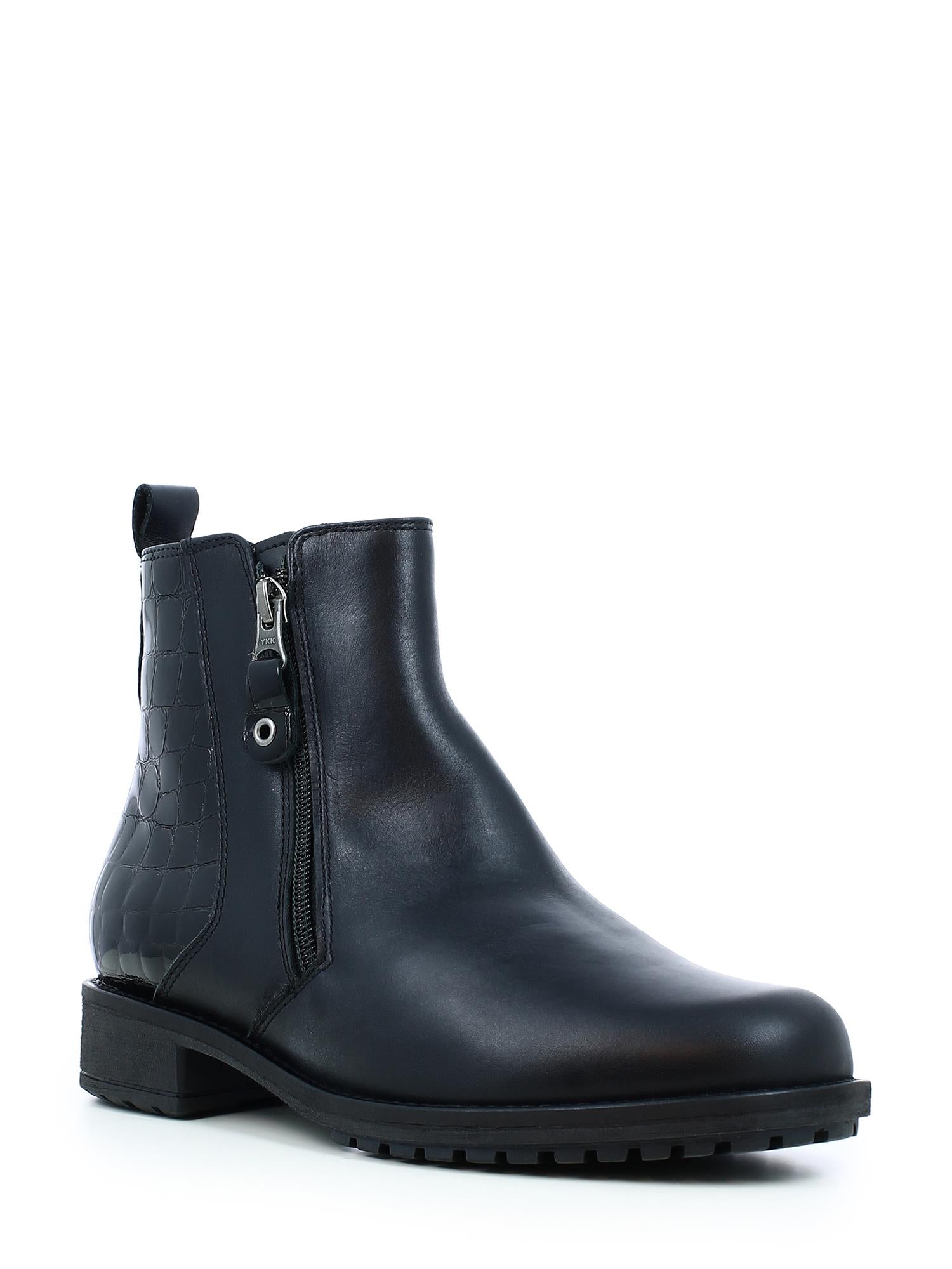 04492 Ingvild boots i skinn