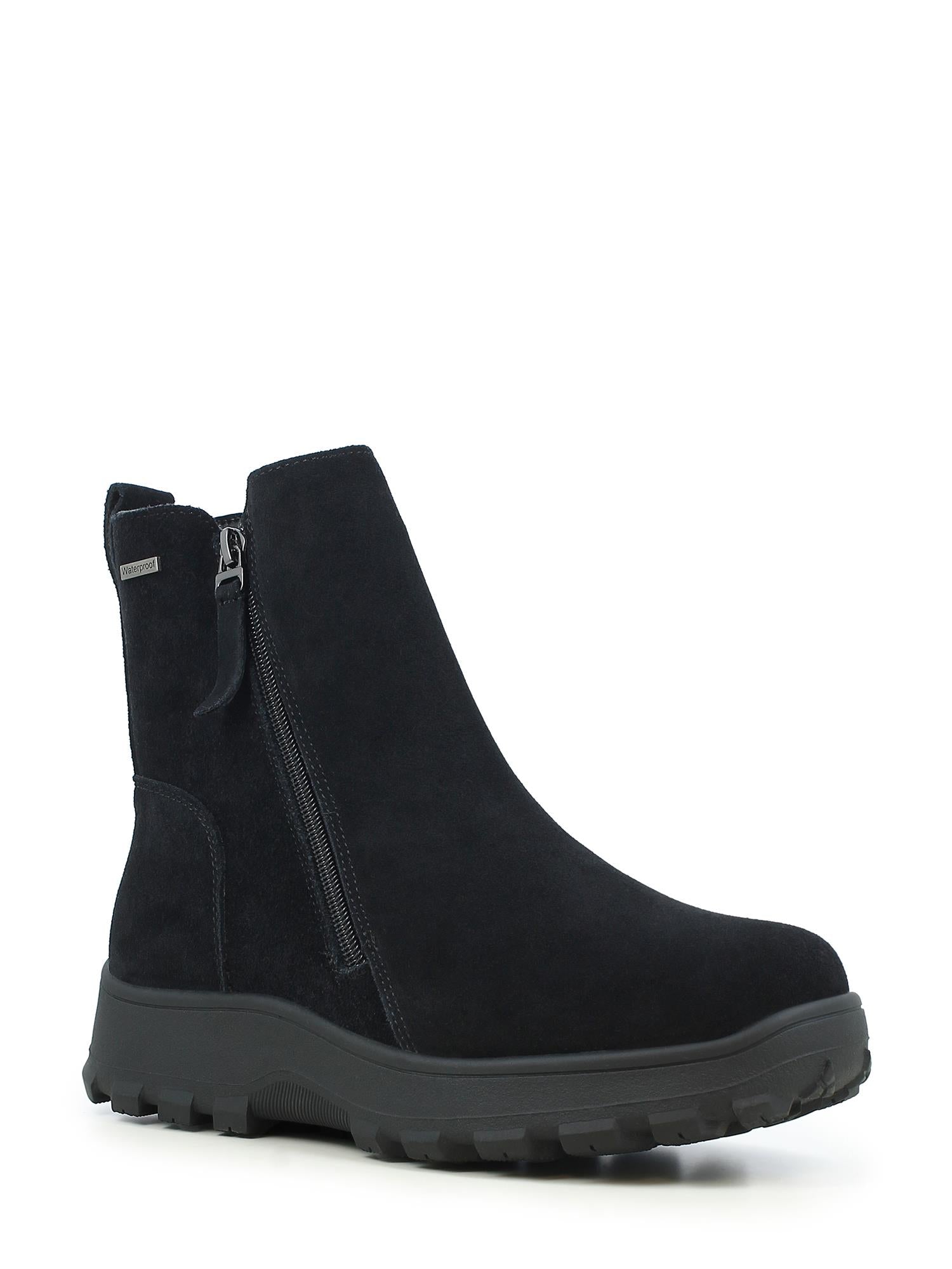 01494 Suede Varmfôret Utfellbar Pigg Black
