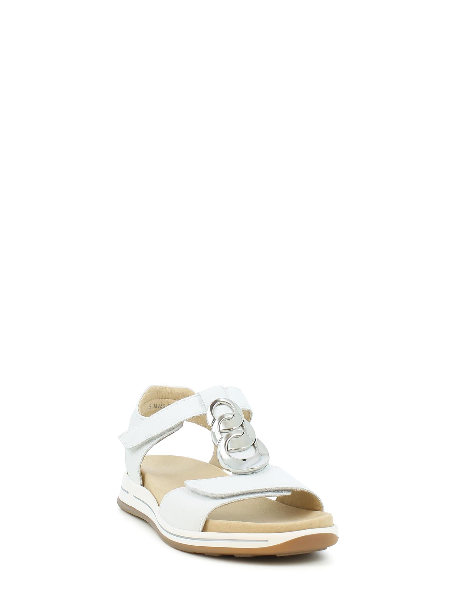 07948 White Sand sandal Leather