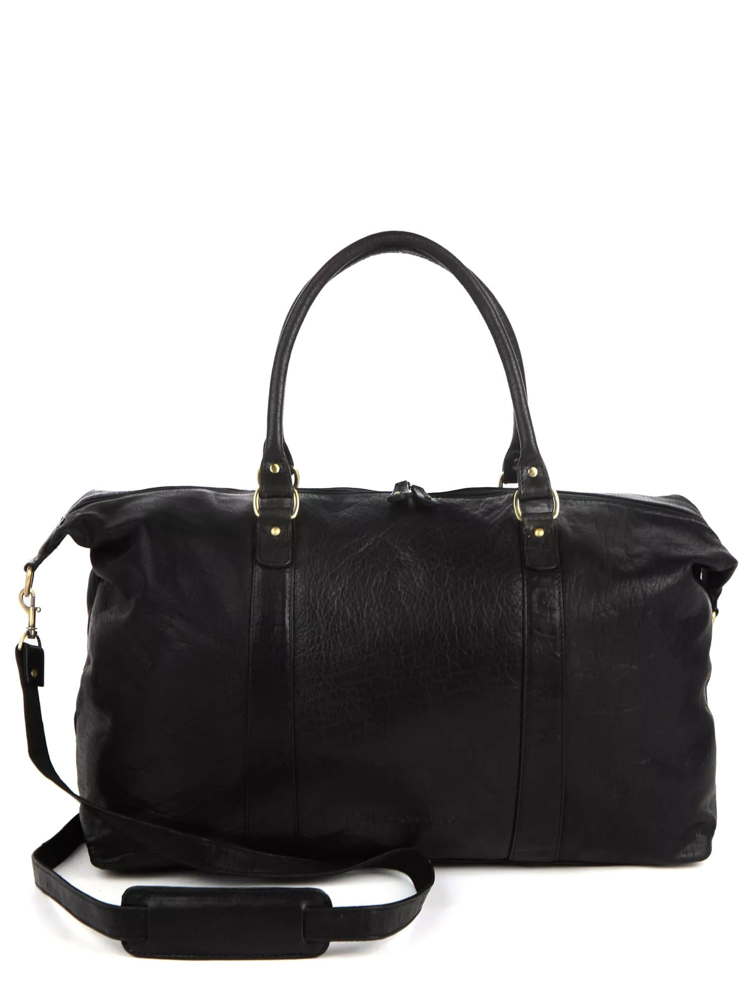 05050 Black Weekendbag Skinn