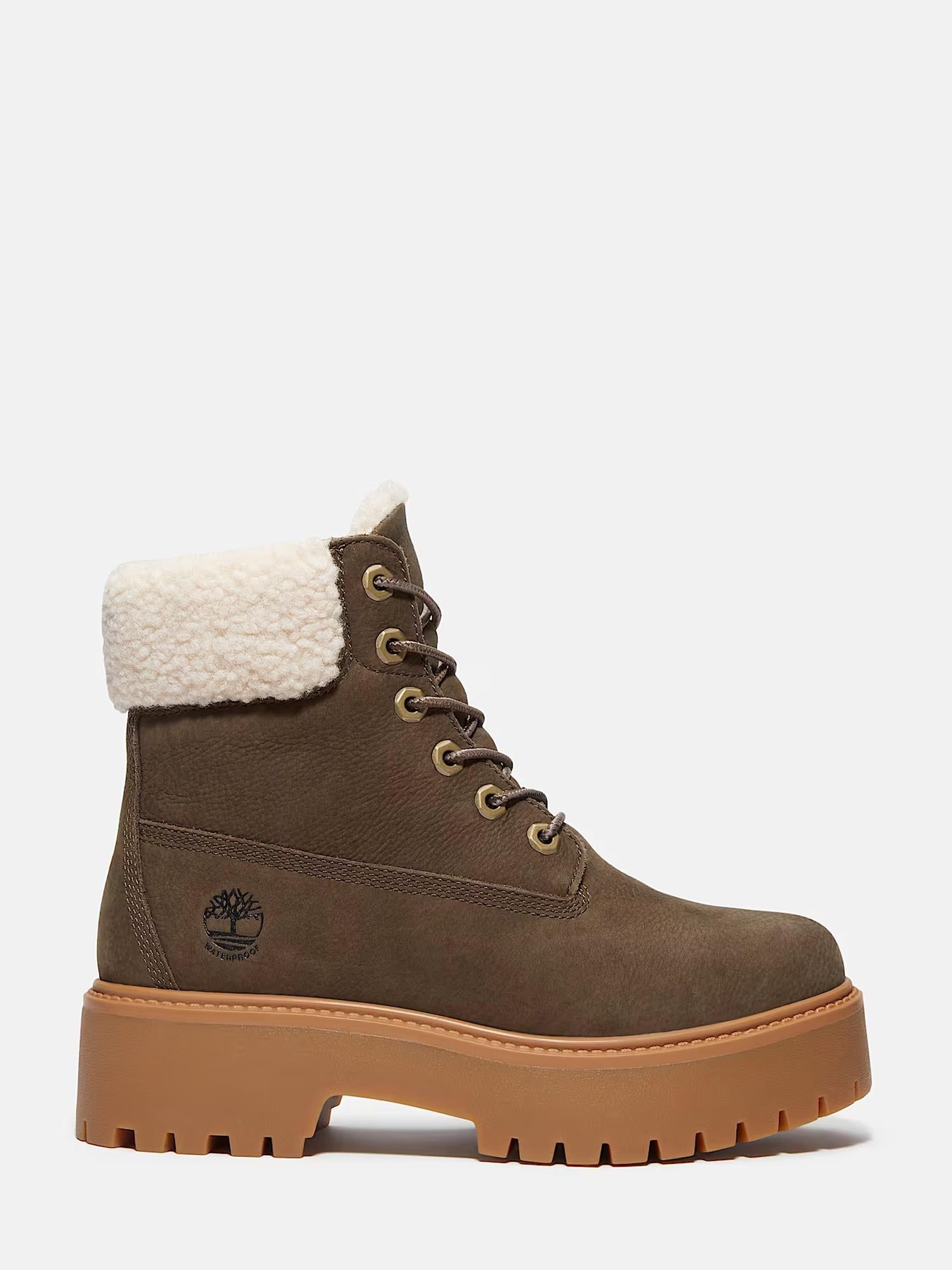 06722 Warm-Lined Waterproof Platform Boot