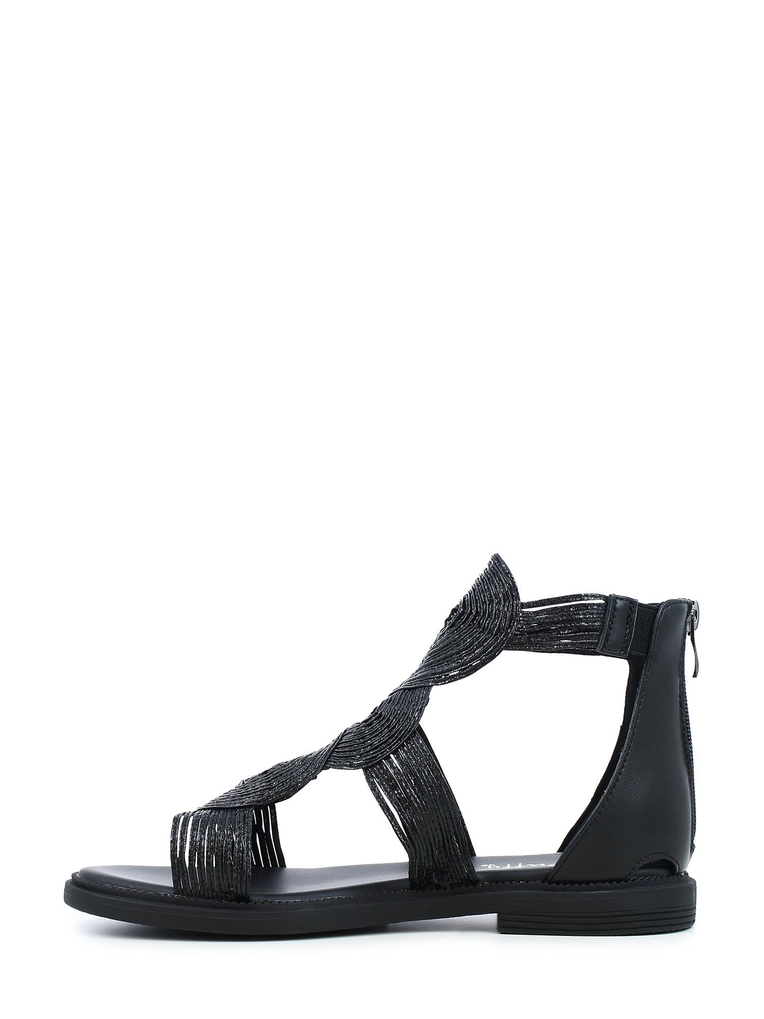 02135 Amelia Gladiator Sandal Black