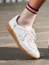03336 Rieker San Diego Leather Sneaker Herre Hvit