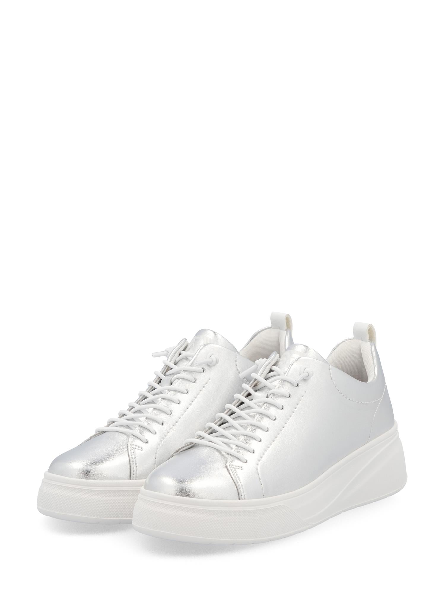 03545 ShineWalk Silver Leather