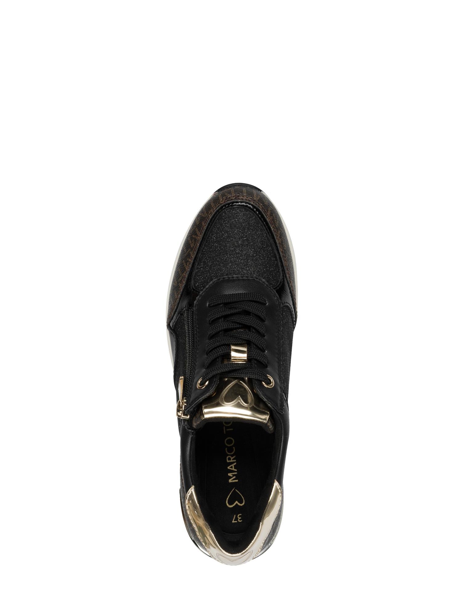 02699 Gold Emblem Sneakers