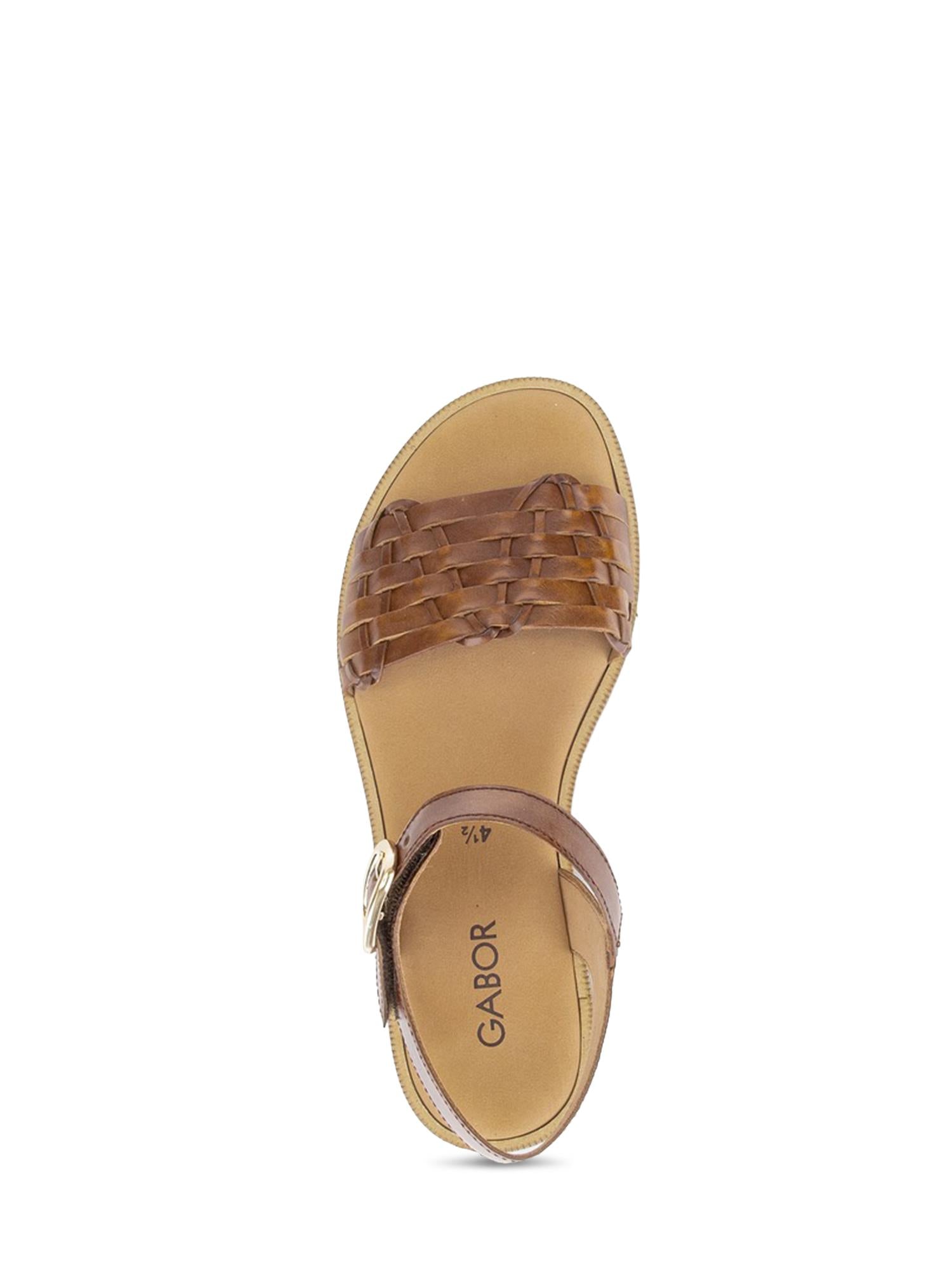 03015 Flettet Skinnsandal