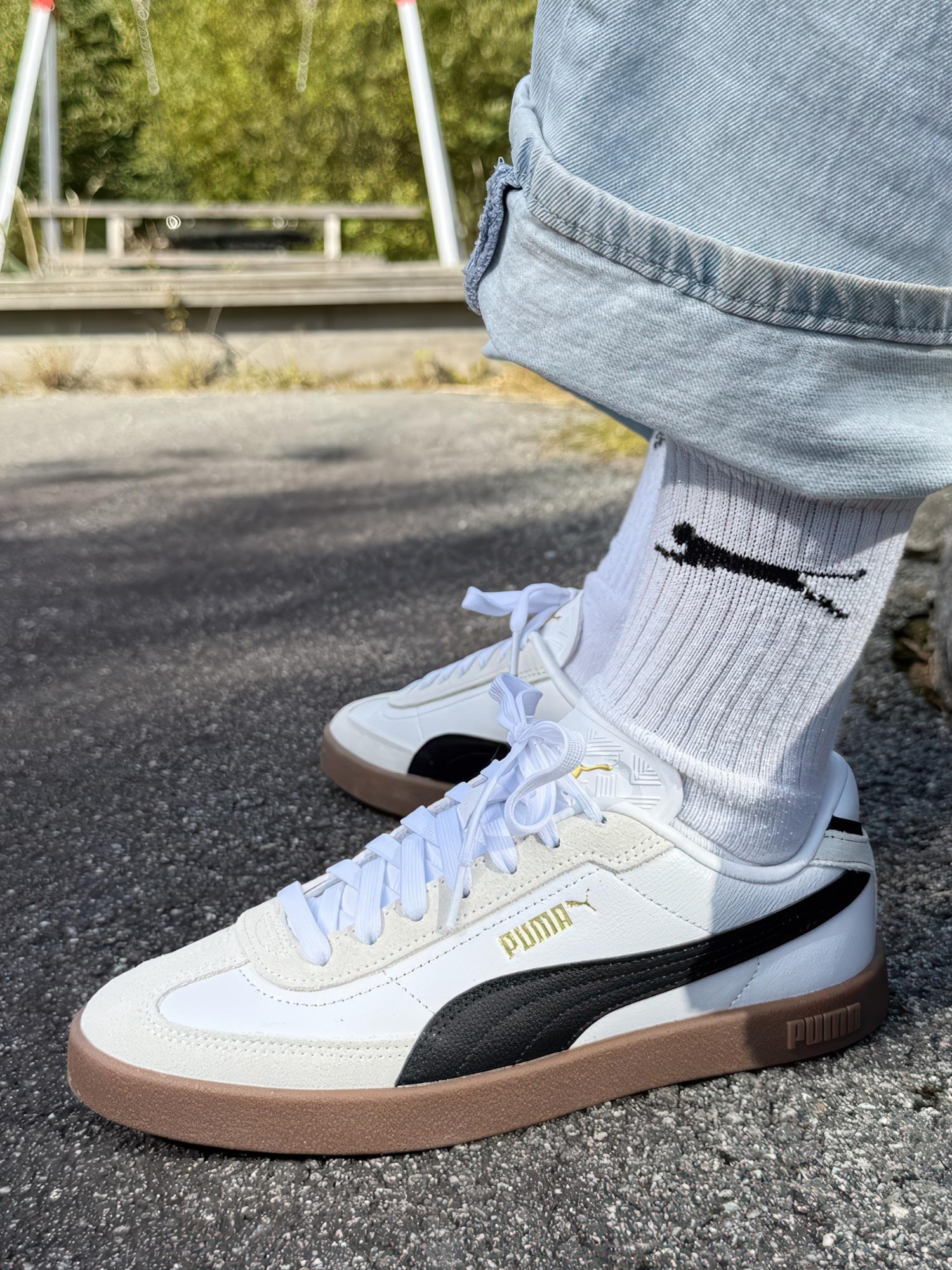 02858 Puma Club II Era Sneakers White Youth
