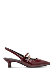 02086 Buckle Slingback Pumps