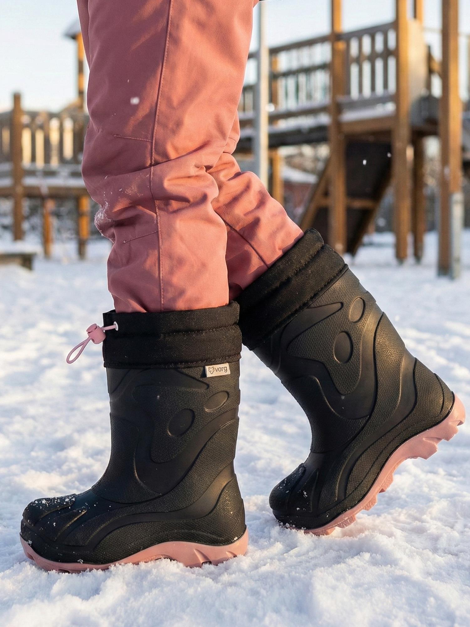 05672 Frost Wool Kids Boot Rose