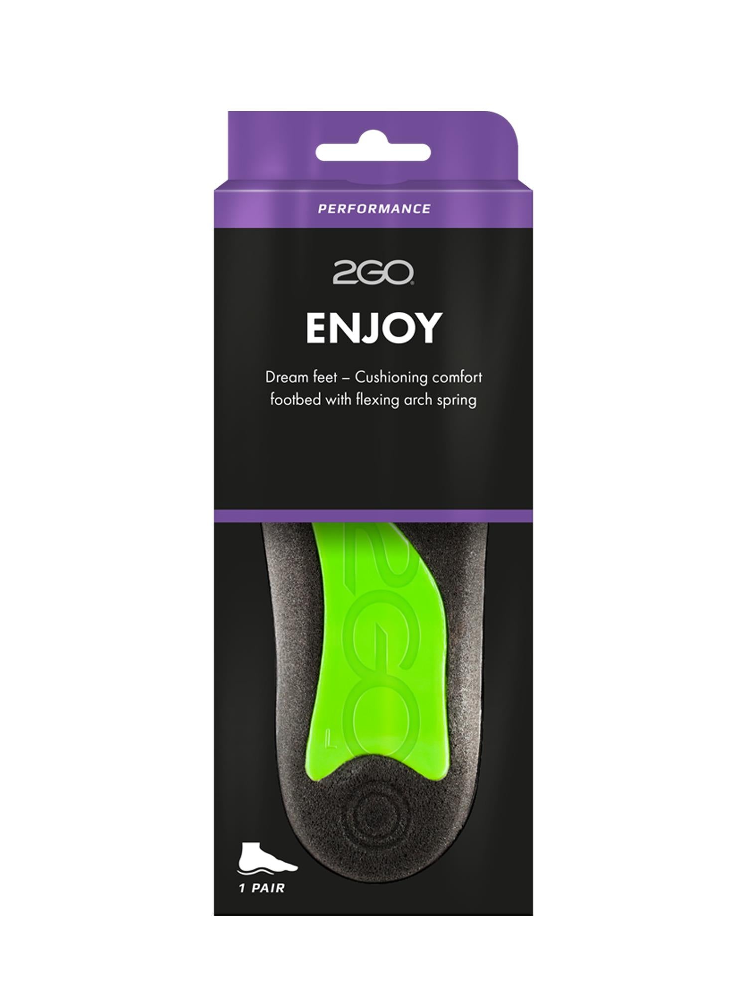 01192 Enjoy dempende såle str 41/45