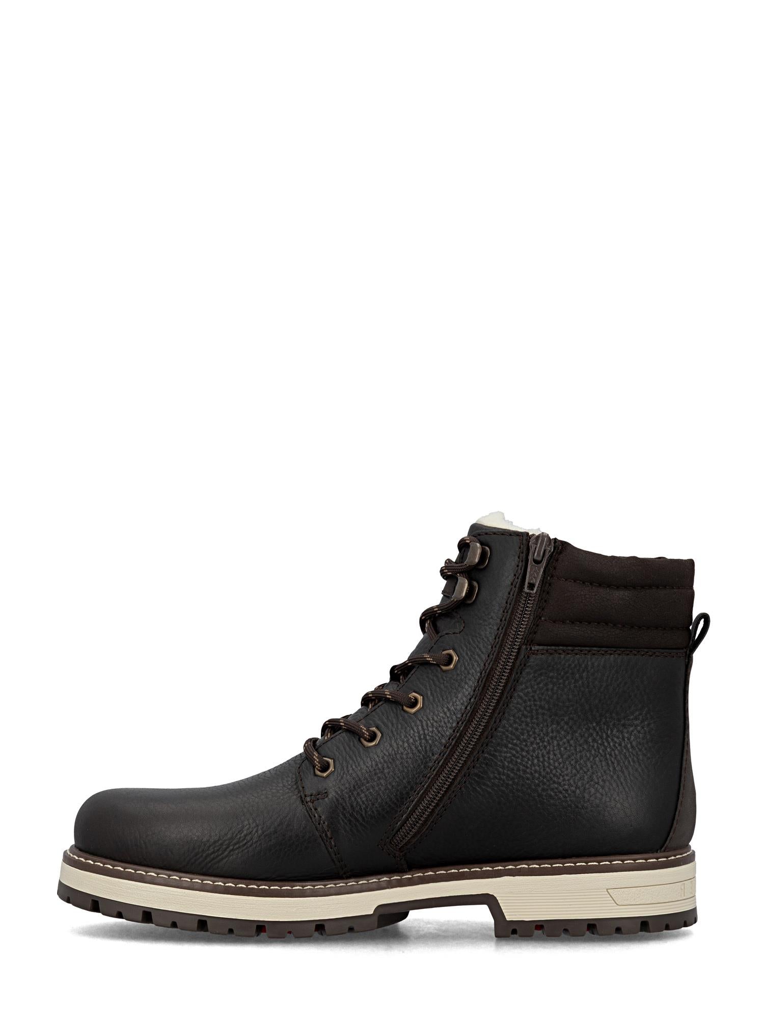 04843 Ullfôret boots med vendbare brodder