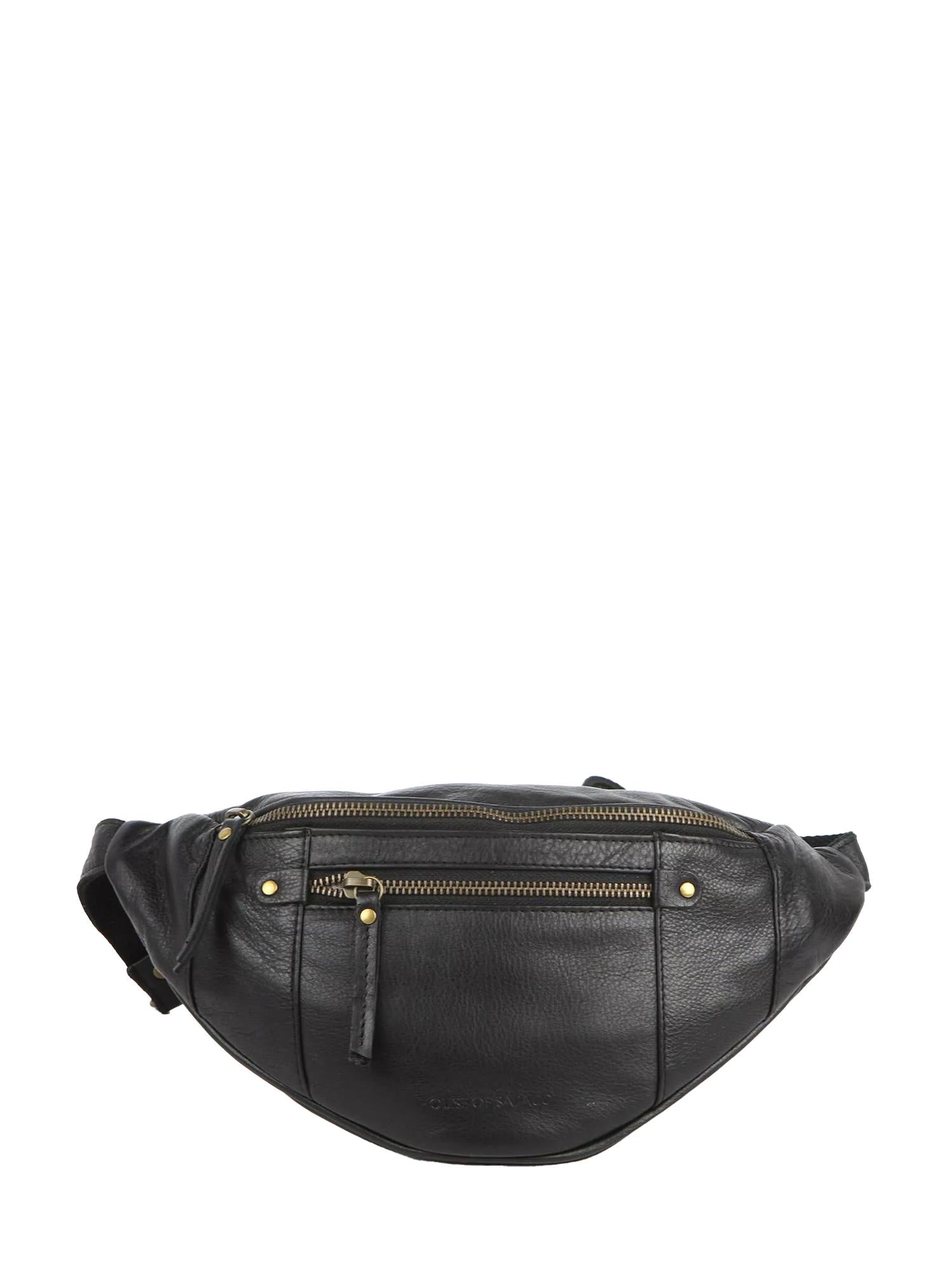 06480 Midjeveske Bum Bag skinn Black