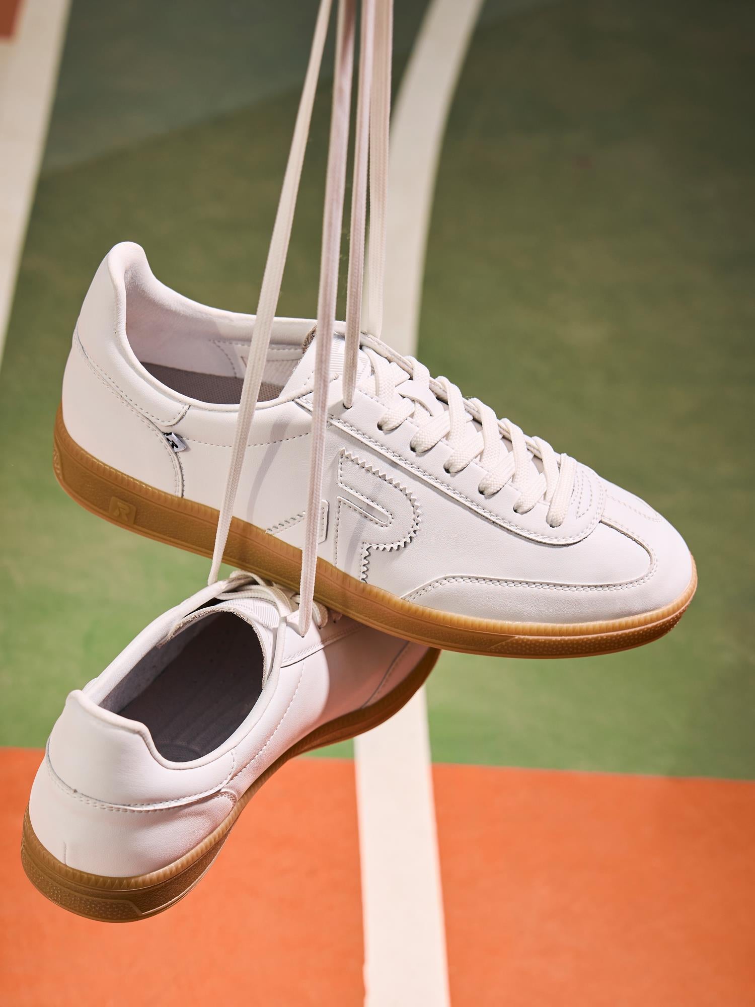 03336 Rieker San Diego Leather Sneaker Herre Hvit