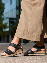 03620 Selina Plateau Sandal Svart