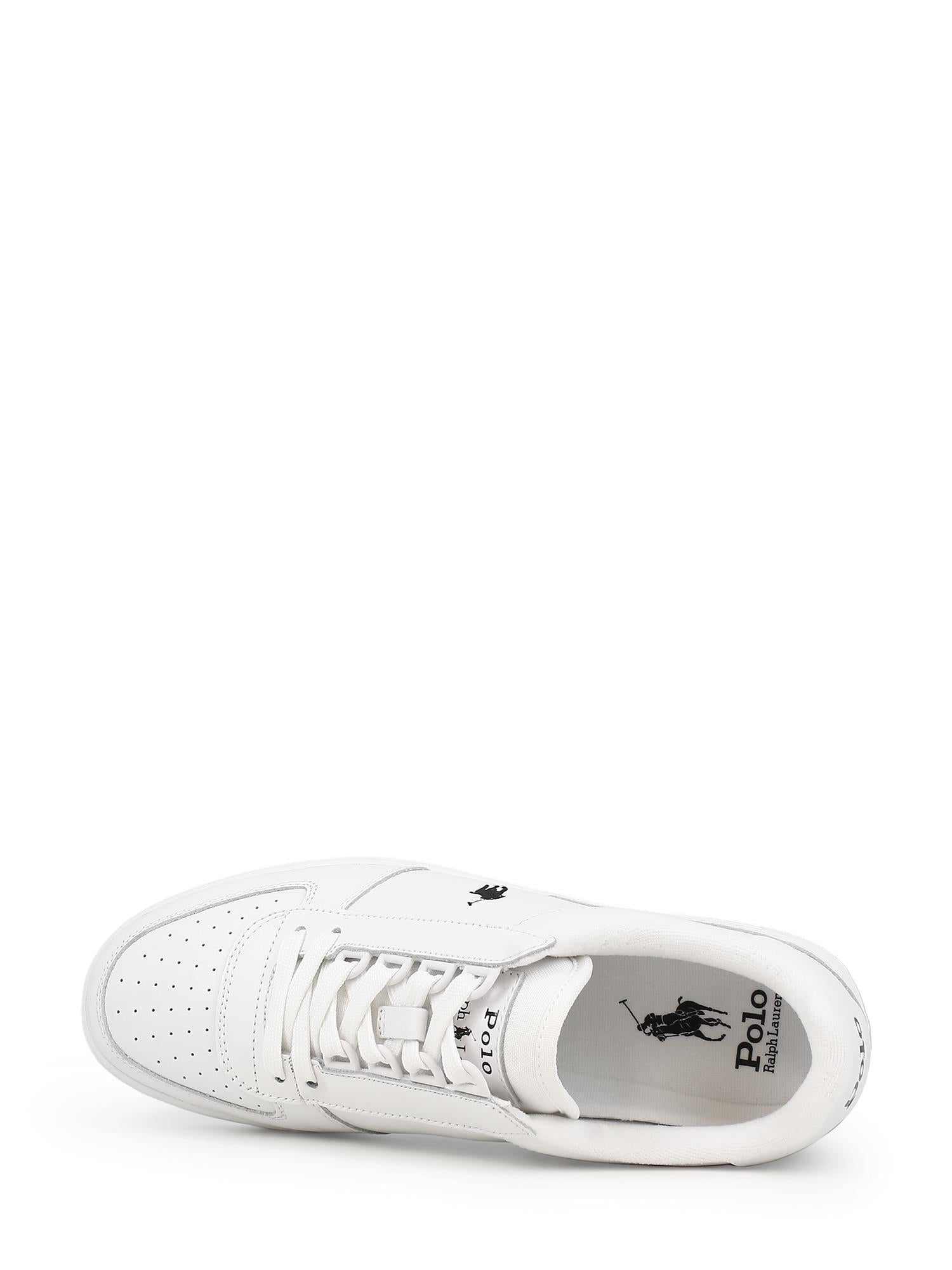 02726 Ralph Lauren Court Leather Trainer