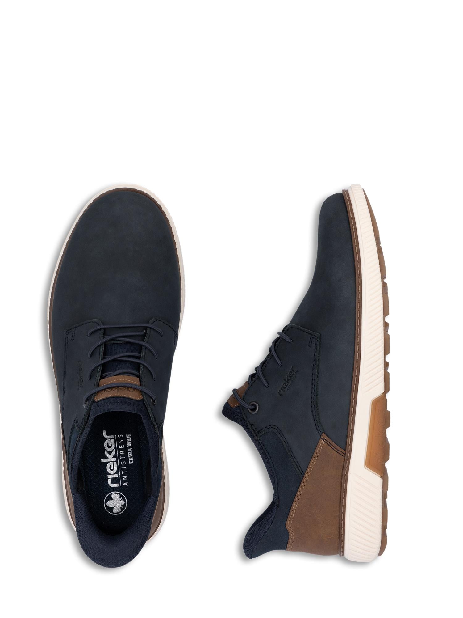 03056  Navy Wide Comfort Slip-on