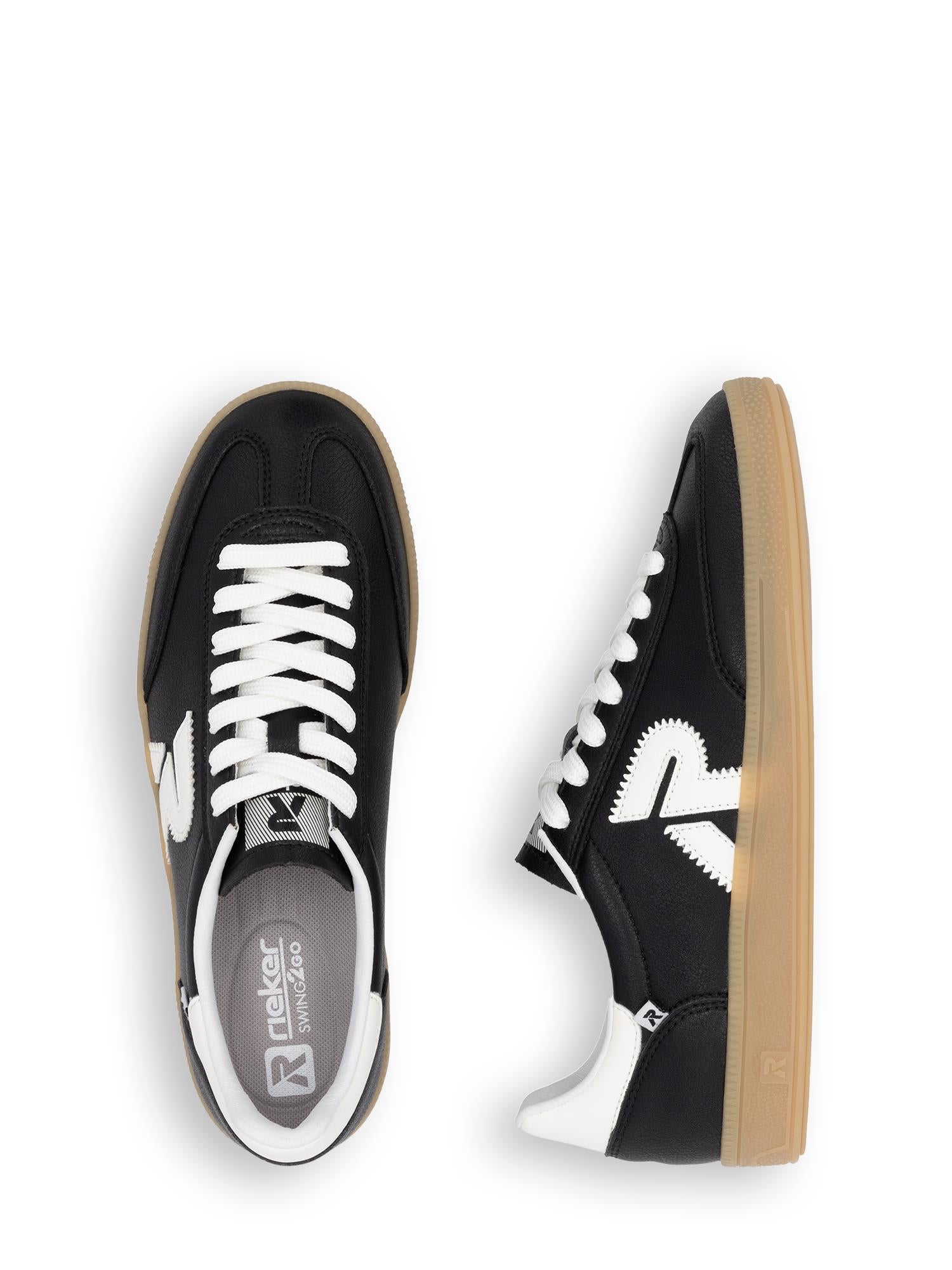 03470 San Diego Leather Sneaker Women Black