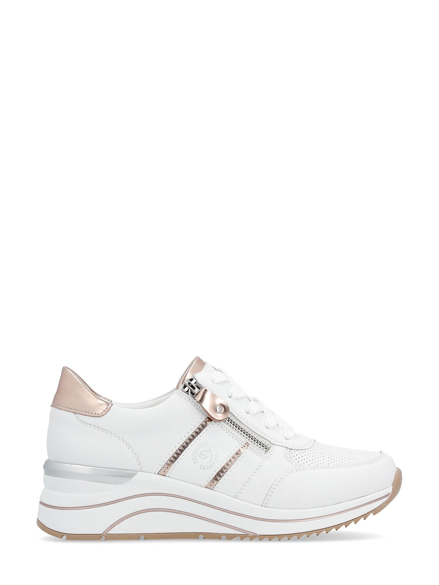 03114 Draper White Leather