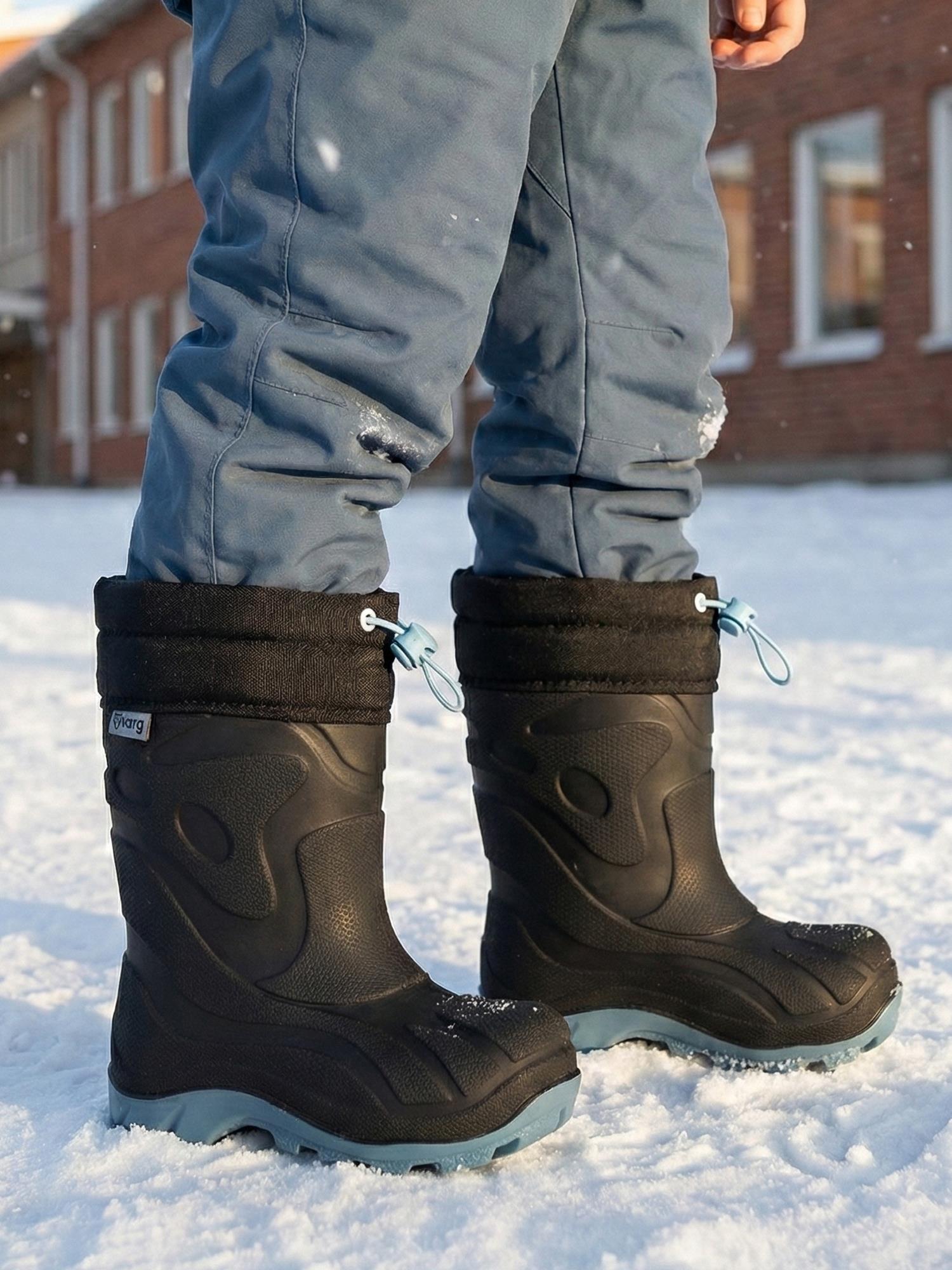 05667 Frost Wool Kids Boot Blue