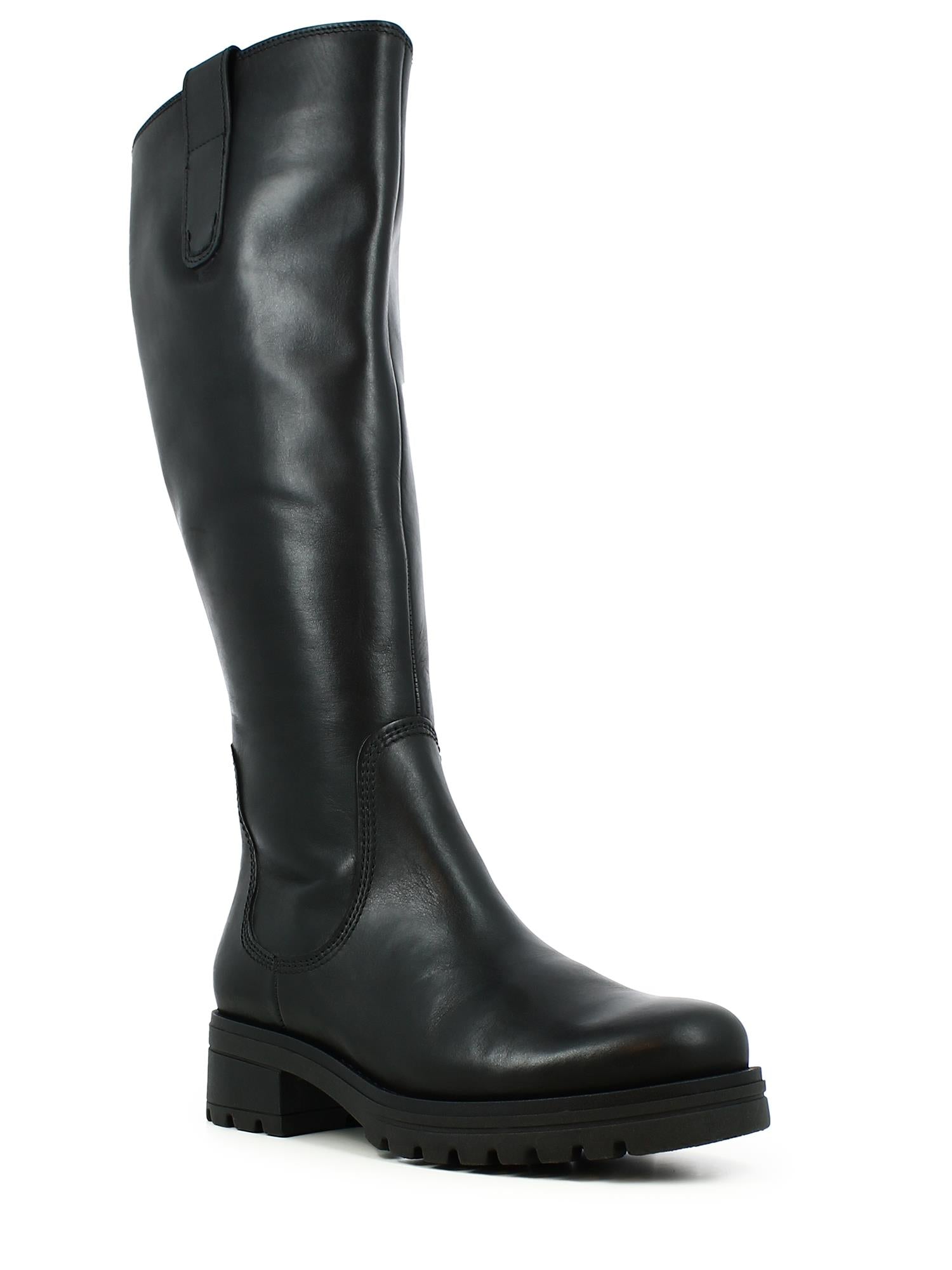 04468 Classic leather high boots